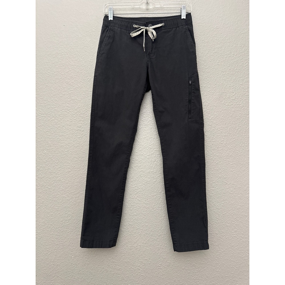 Vuori Ripstop Pants Women's XS Dark Gray Elastic Waist VW401 Outdoor Activewear